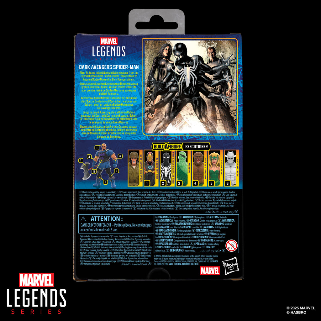 Pré-venda - Figura Spider-Man (Dark Avengers) - Marvel Legends Series - Hasbro