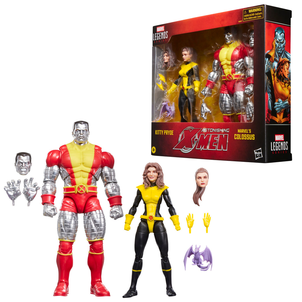 Pré-Venda - Figuras Kitty Pryde & Colossus – Marvel Legends – Hasbro