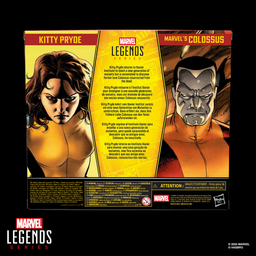 Pré-Venda - Figuras Kitty Pryde & Colossus – Marvel Legends – Hasbro