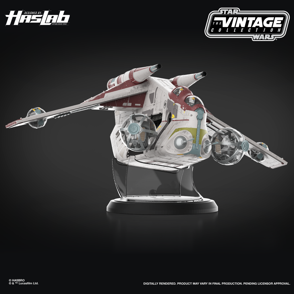 Pré-venda - Nave LAAT Low Altitude Assault Transport  - Star Wars Vintage Collection Haslab - Hasbro