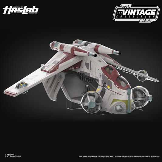Pré-venda - Nave LAAT Low Altitude Assault Transport  - Star Wars Vintage Collection Haslab - Hasbro