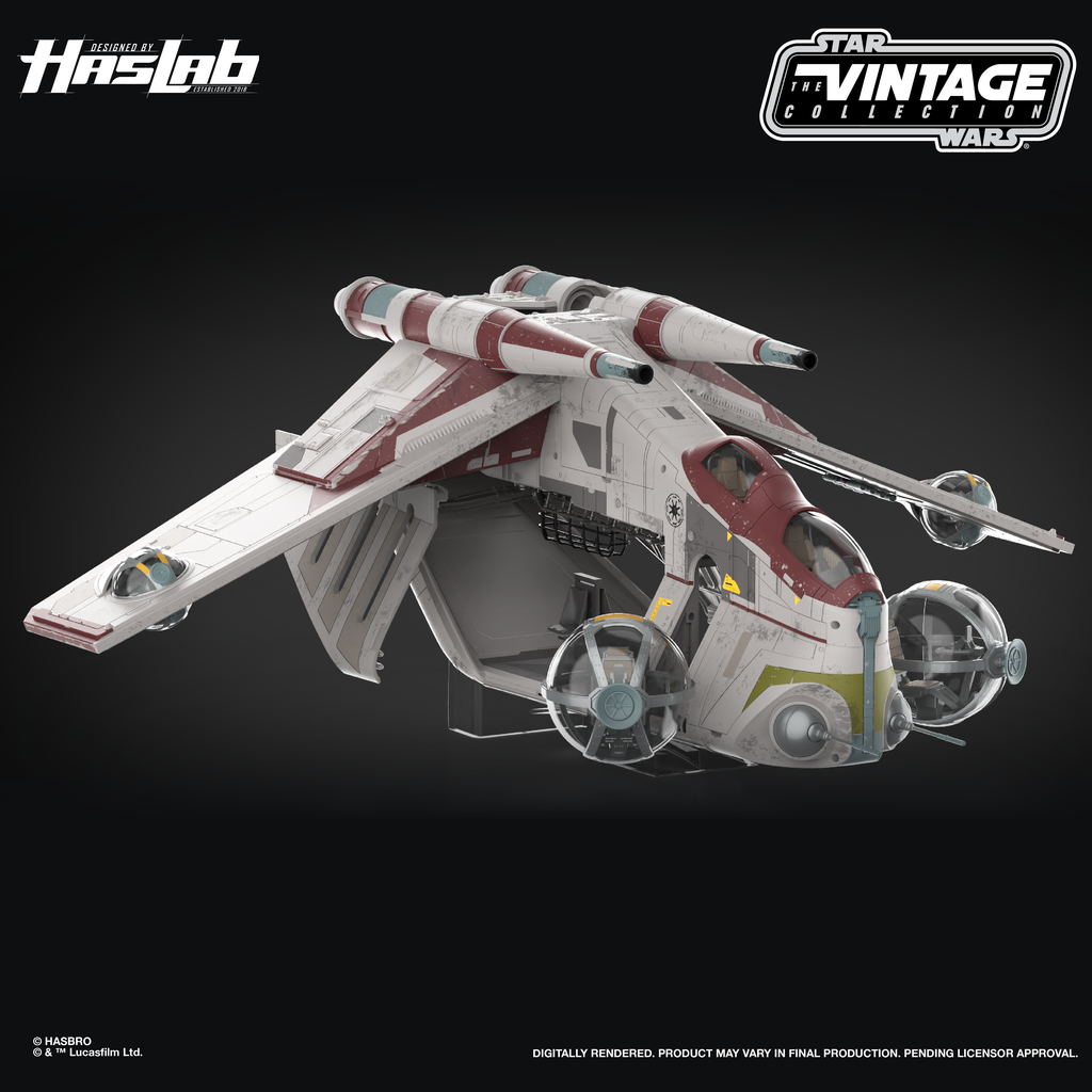 Pré-venda - Nave LAAT Low Altitude Assault Transport  - Star Wars Vintage Collection Haslab - Hasbro