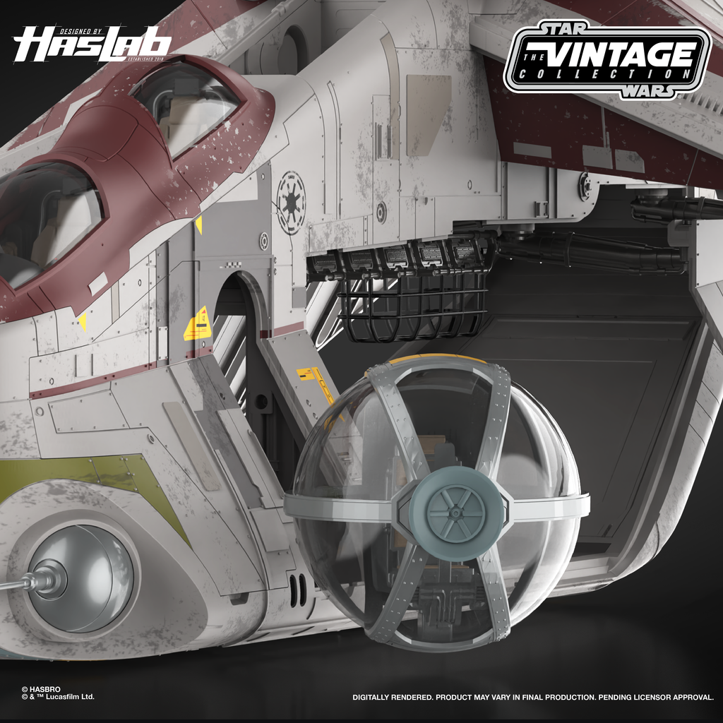 Pré-venda - Nave LAAT Low Altitude Assault Transport  - Star Wars Vintage Collection Haslab - Hasbro