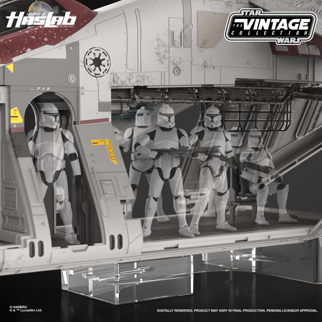 Pré-venda - Nave LAAT Low Altitude Assault Transport  - Star Wars Vintage Collection Haslab - Hasbro