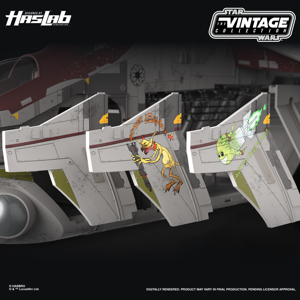 Pré-venda - Nave LAAT Low Altitude Assault Transport  - Star Wars Vintage Collection Haslab - Hasbro