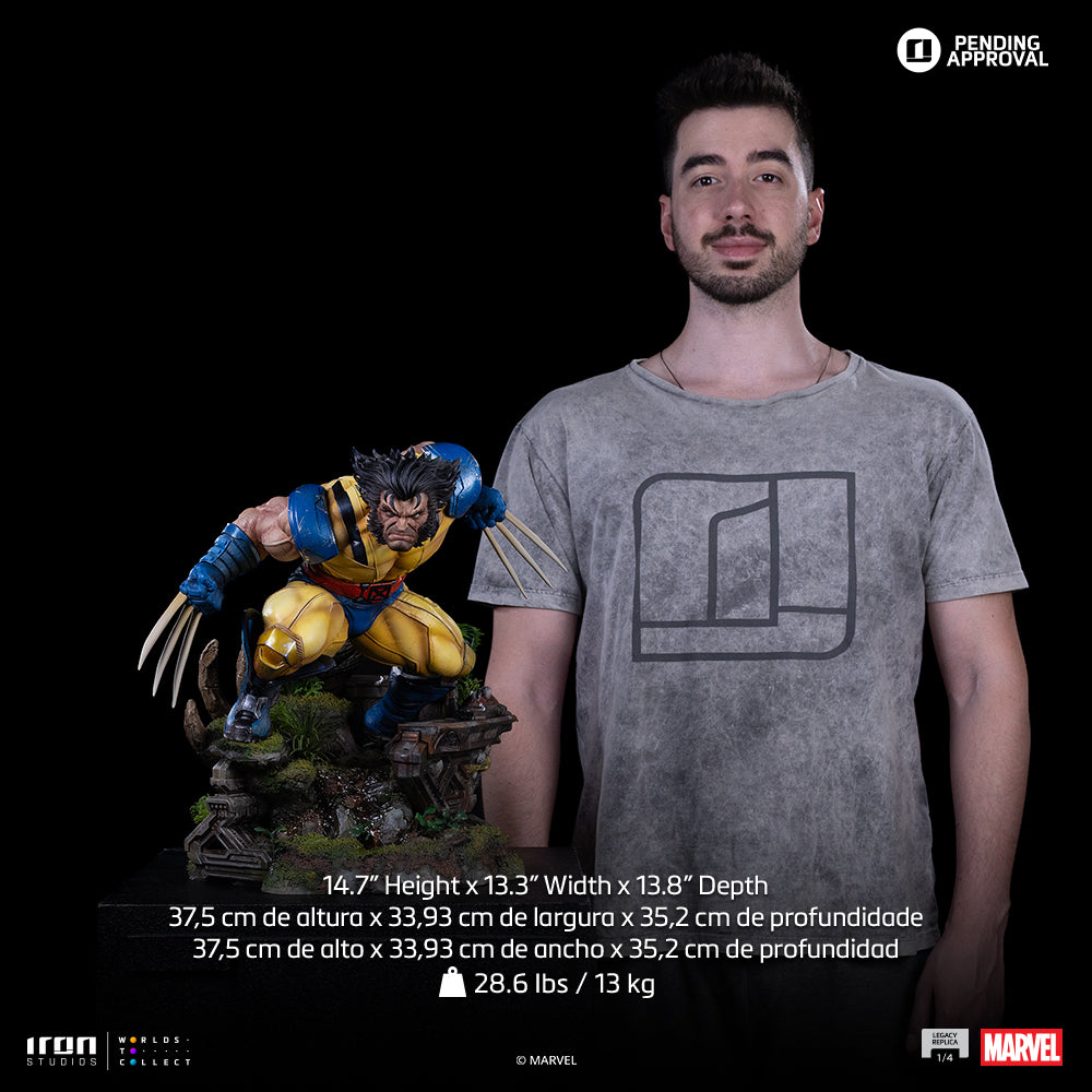 Voucher Pré-venda - Estátua Wolverine – Marvel Comics - Legacy Replica 1/4 – Iron Studios