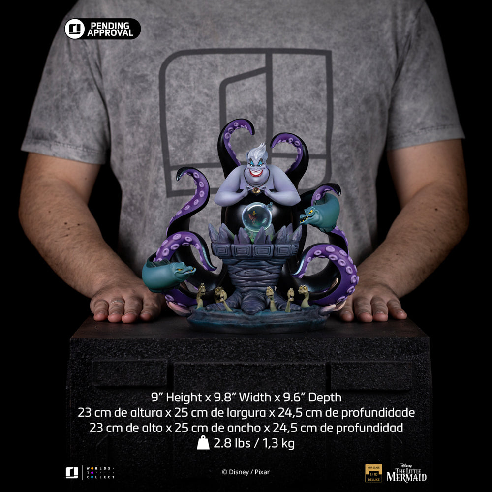 Estátua Ursula Deluxe - Disney's Villains - Art Scale 1/10 - Iron Studios