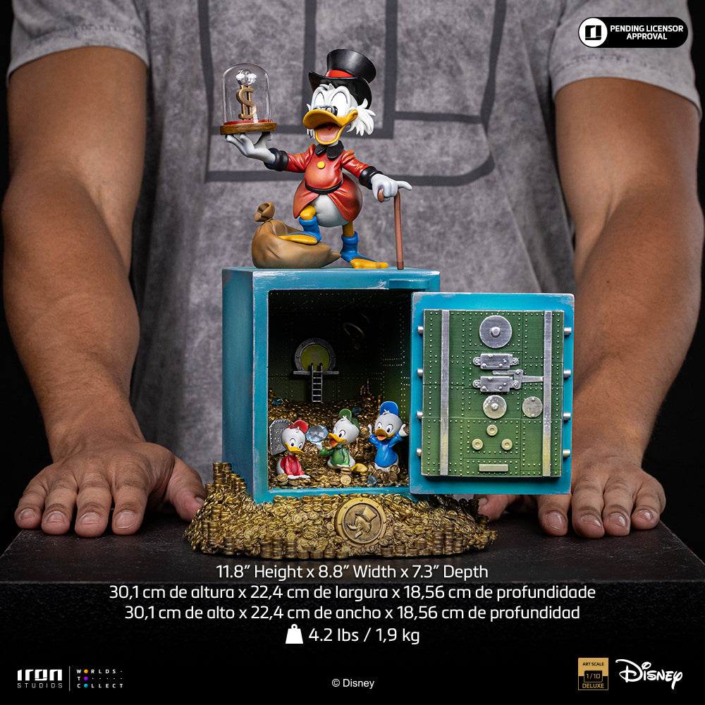 Voucher Pré-venda - Estátua Uncle Scrooge Mcduck and Nephews - Duck Tales - Art Scale 1/10 - Iron Studios