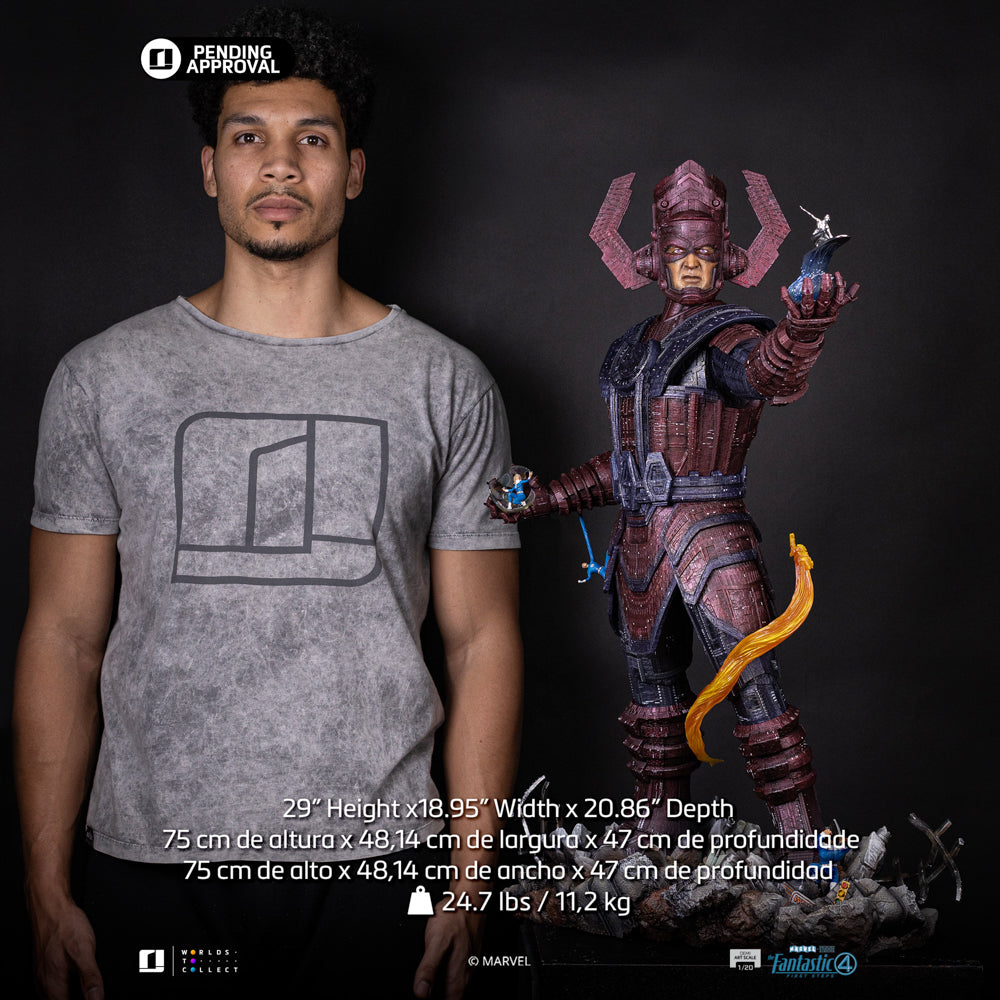 Voucher Pré Venda - Estátua  Galactus Diorama Deluxe - Fantastic Four - Demi Art Scale 1/20 - Iron Studios