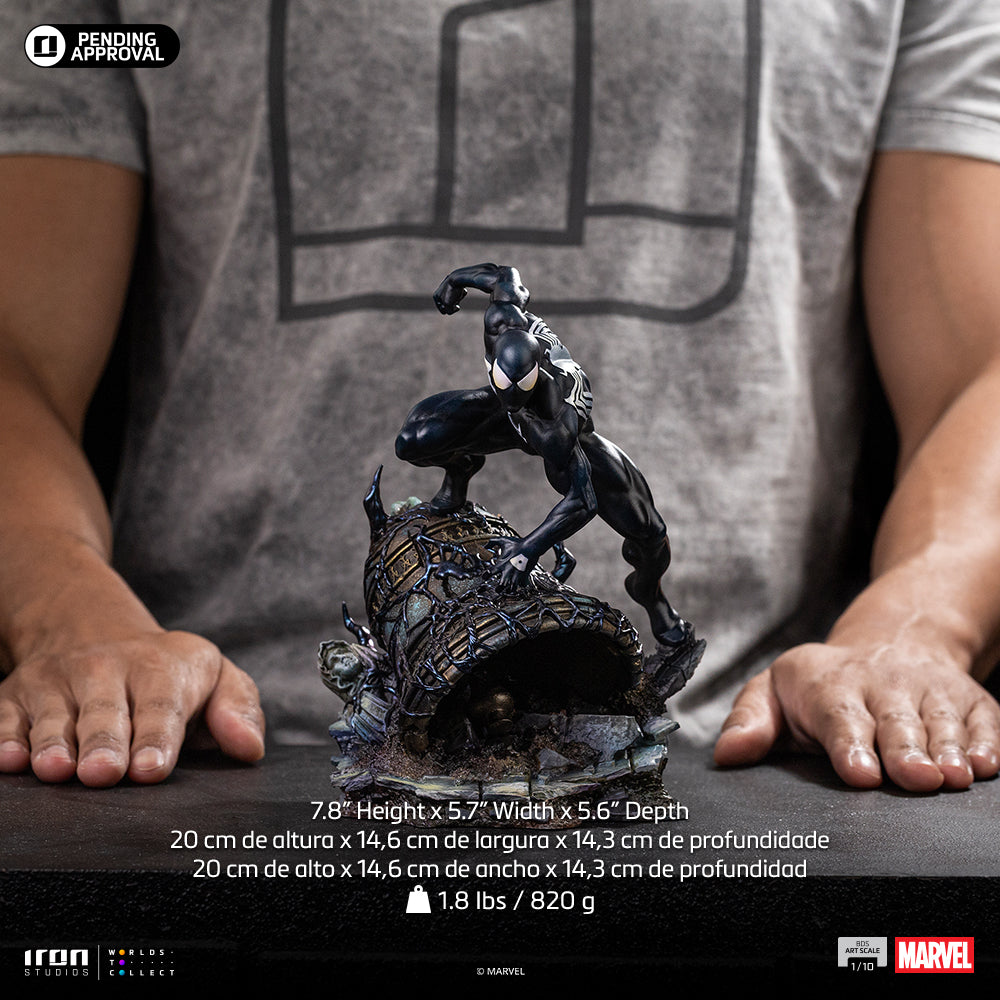 Voucher Pré-Venda - Estátua Spider-Man Black Costume - Marvel Comics Series 7 - Art Scale 1/10 - Iron Studios