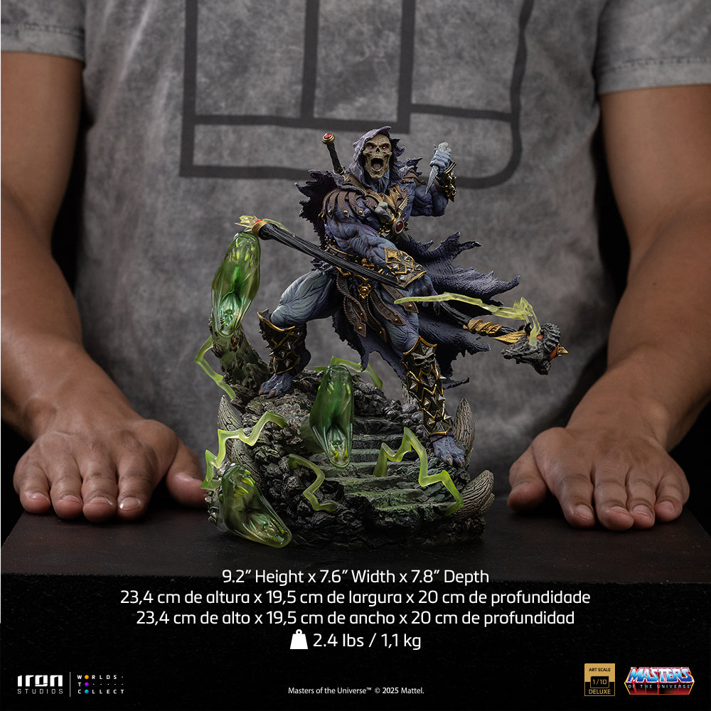 Estátua Esqueleto Unleashed - He-Man e os Mestres do Universo - Art Scale 1/10 - Iron Studios