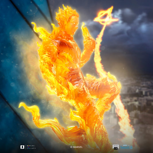 Estátua Human Torch - Fantastic Four - Art Scale 1/10 - Iron Studios
