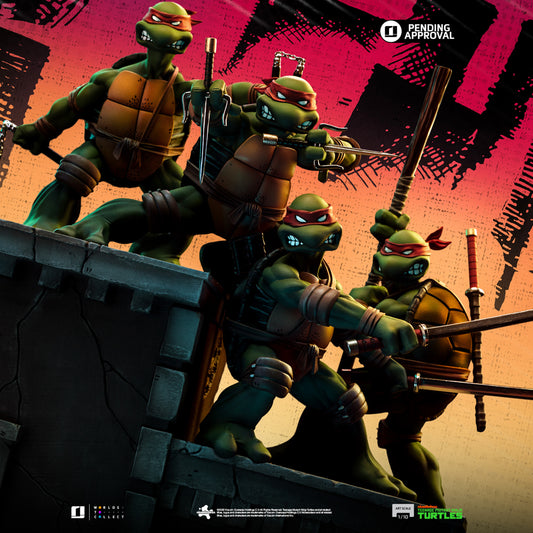 Voucher Pré Venda - Estátua  TMNT 1st Cover Set - Teenage Mutant Ninja Turtles - Art Scale 1/10 - Iron Studios