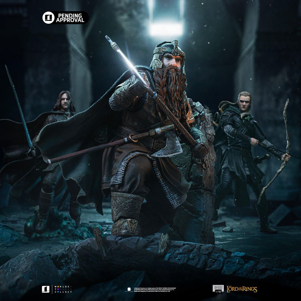 Voucher Pré Venda - Estátua  Gimli Unleashed - The Lord of the Rings - Art Scale 1/10 - Iron Studios