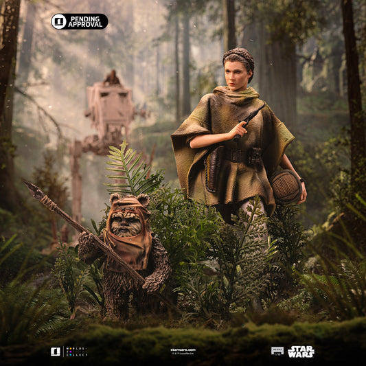 Voucher Pré Venda - Estátua Leia and Wicket  -  Star Wars Episode VI - Art Scale 1/10 - Iron Studios