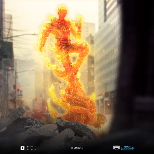 Estátua Human Torch - Fantastic Four - Art Scale 1/10 - Iron Studios