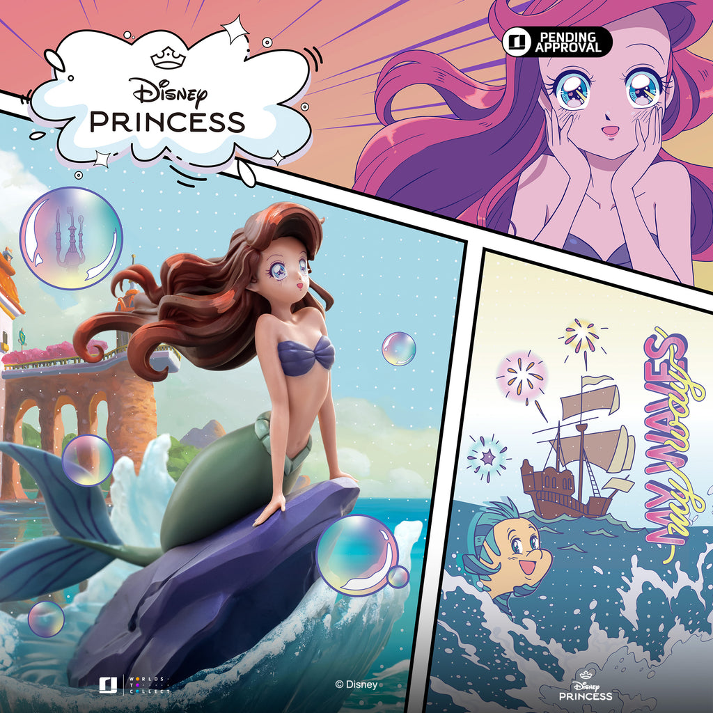 Voucher Pré Venda - Estátua Ariel - Disney's Princess - Iron Studios