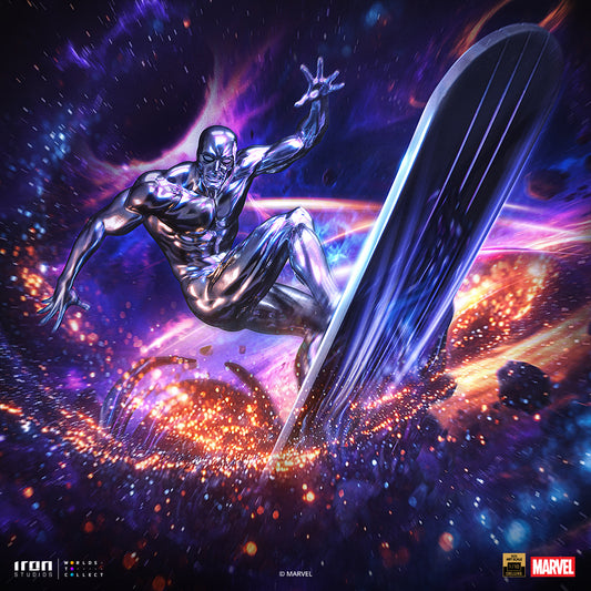 Voucher Pré-venda - Estátua Surfista Prateado Deluxe - Infinity Gauntlet Diorama - BDS Art Scale 1/10 - Iron Studios