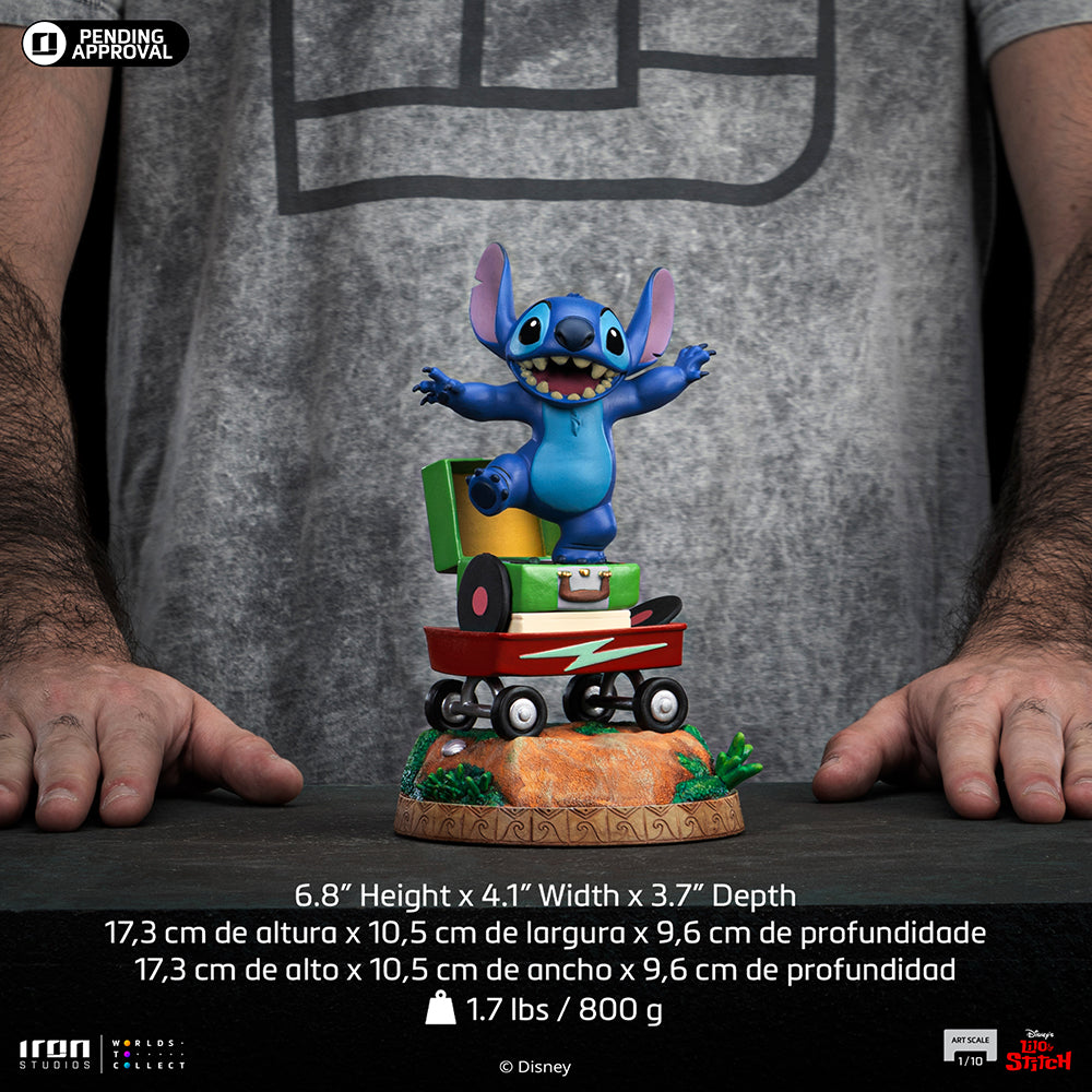 Estátua Stitch - Disney Classics - Art Scale 1/10 - Iron Studios