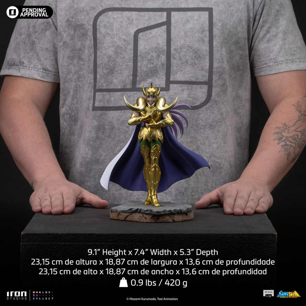Estátua Aries Mu - Saint Seiya - Art Scale 1/10 - Iron Studios