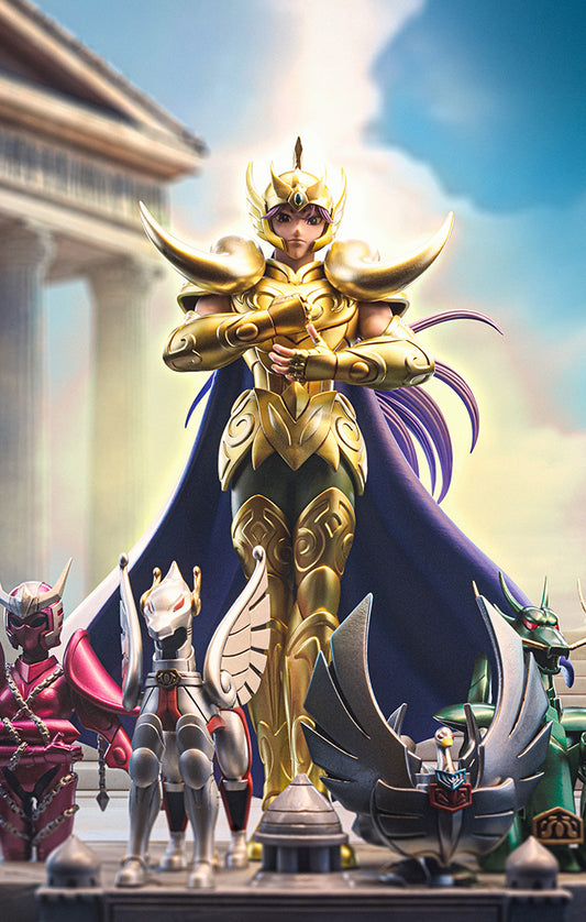 Estátua Aries Mu - Saint Seiya - Deluxe Art Scale 1/10 - Iron Studios