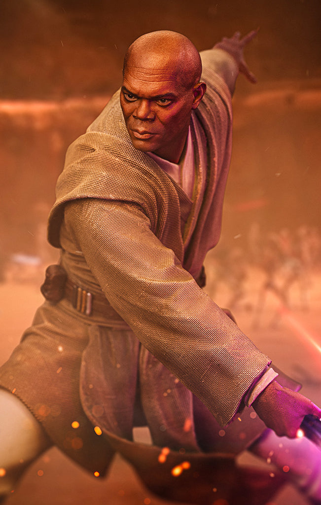 Estátua Mace Windu 1/10 - Star Wars - Art Scale 1/10 - Iron Studios