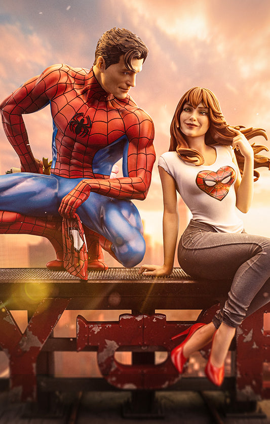 Voucher Pré Venda - Estátua  Spider-Man and Mary Jane - Marvel Comics - Diorama 1/6 - Iron Studios