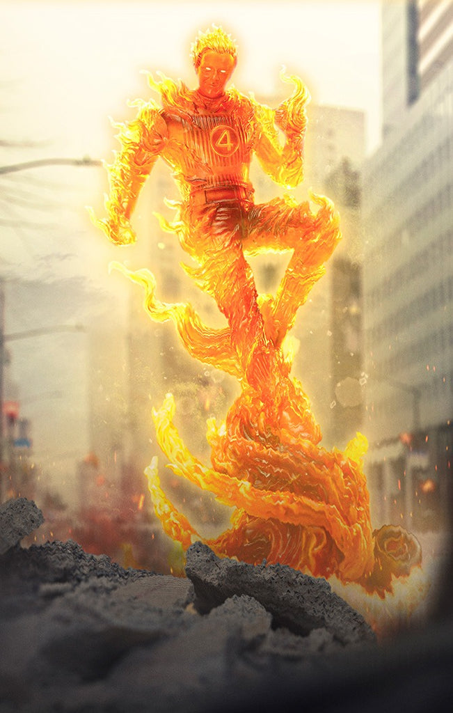 Voucher Pré Venda - Estátua Human Torch - Quarteto Fantástico - Art Scale 1/10 - Iron Studios