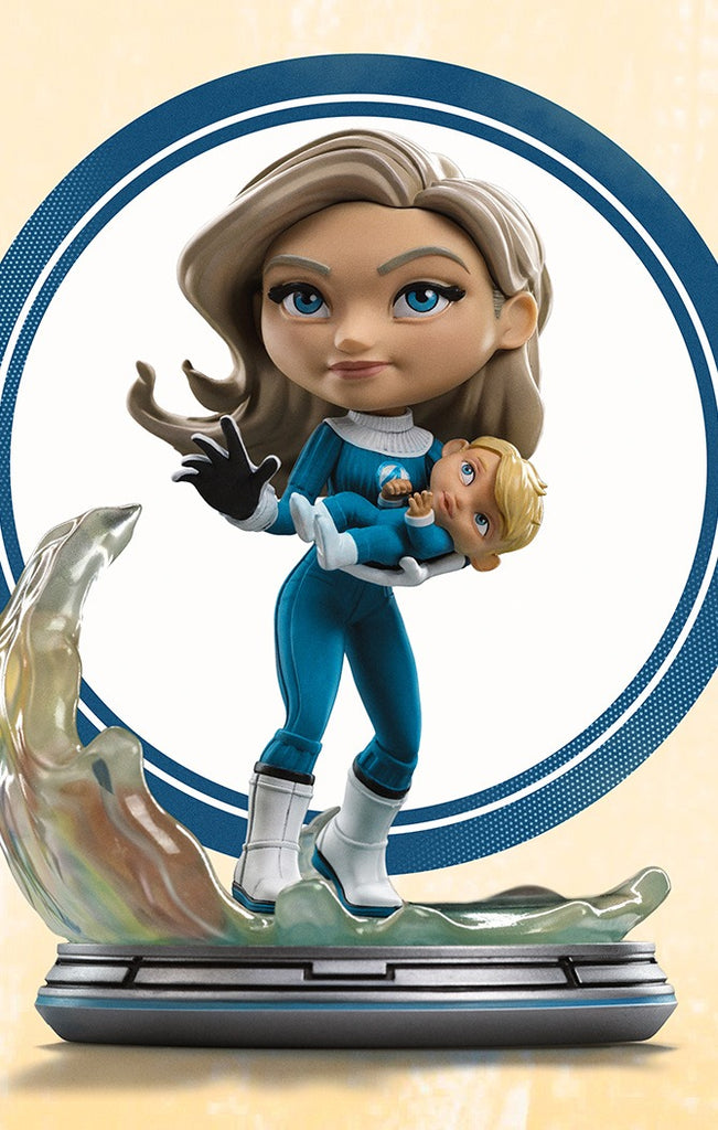Voucher Pré Venda - Estátua  Invisible Woman - Quarteto Fantástico - MiniCo- Iron Studios