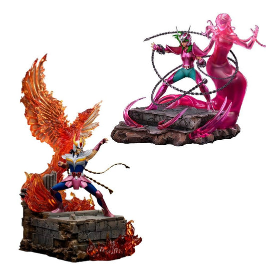 Bundle Ikki e Shun Deluxe - Saint Seiya - Art Scale 1/10 - Iron Studios
