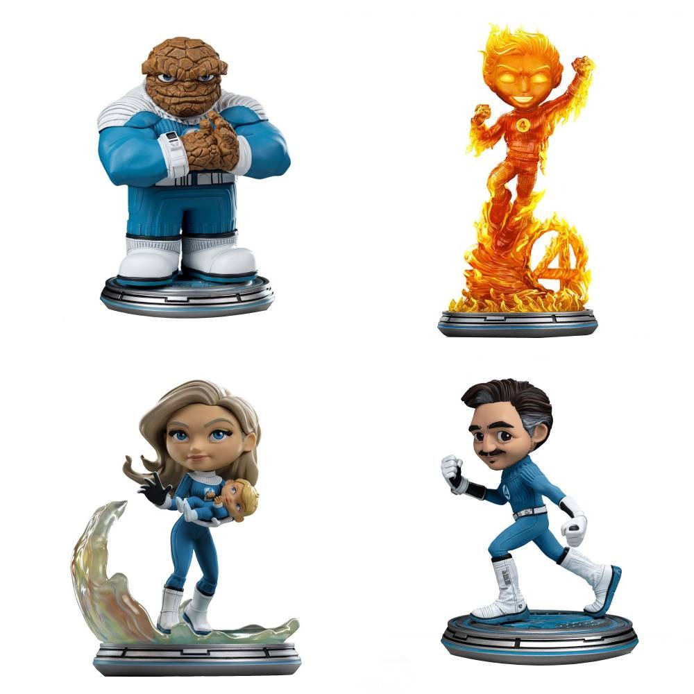 Bundle Quarteto Fantástico - MiniCo- Iron Studios