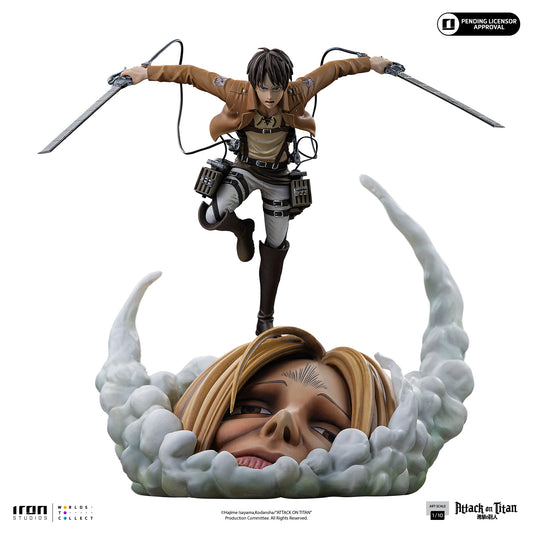 Voucher Pré-venda - Estátua Eren Yeager - Attack on Titan - Art Scale 1/10 - Iron Studios