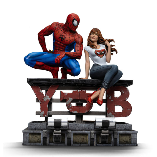 Estátua Spider-Man and Mary Jane - Marvel Comics - Diorama 1/6 - Iron Studios