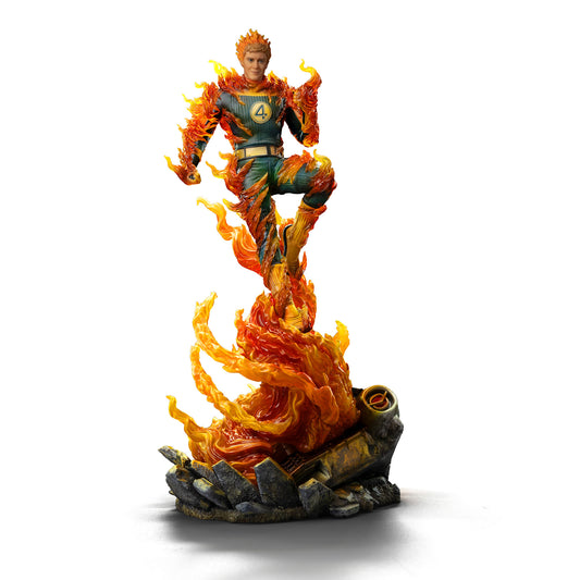 Voucher Pré Venda - Estátua  Human Torch (Blue Suit Variant) - Fantastic Four - Art Scale 1/10 - Iron Studios