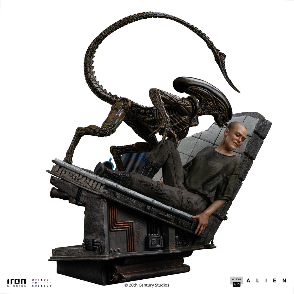Voucher Pré-venda - Estátua Ellen Ripley and Dog Alien - Alien 3 - Art Scale 1/10 - Iron Studios