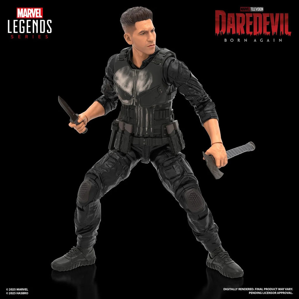 Pré-venda Punisher - Daredevil Born Again- Marvel Legends - Hasbro