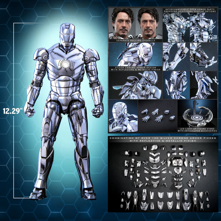 Figura Iron Man Mark II 2.0 - Iron Man - Sixth Scale - Hot Toys