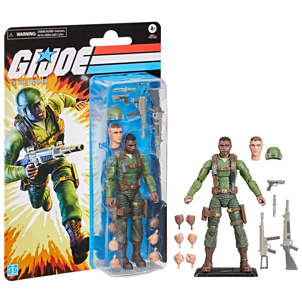 Pré-Venda - Figura G.I. Joe Trooper - G.I. Joe Classified Retro Collection - Hasbro