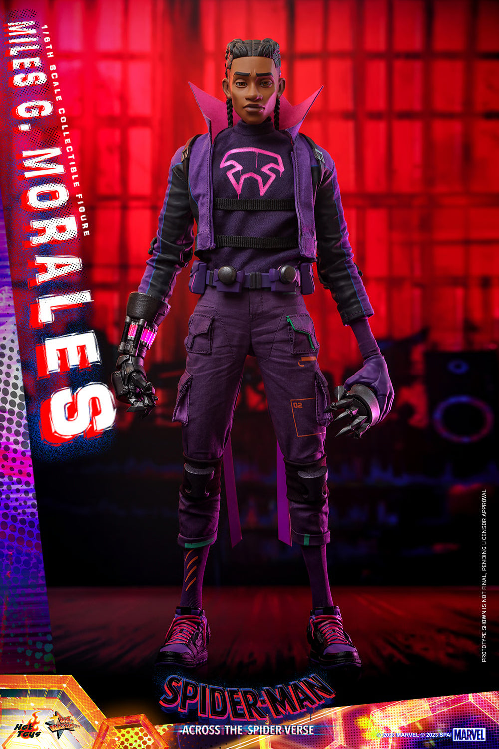 Figura Miles G. Morales – Spider-Man: Across the Spider-Verse – Sixth Scale – Hot Toys