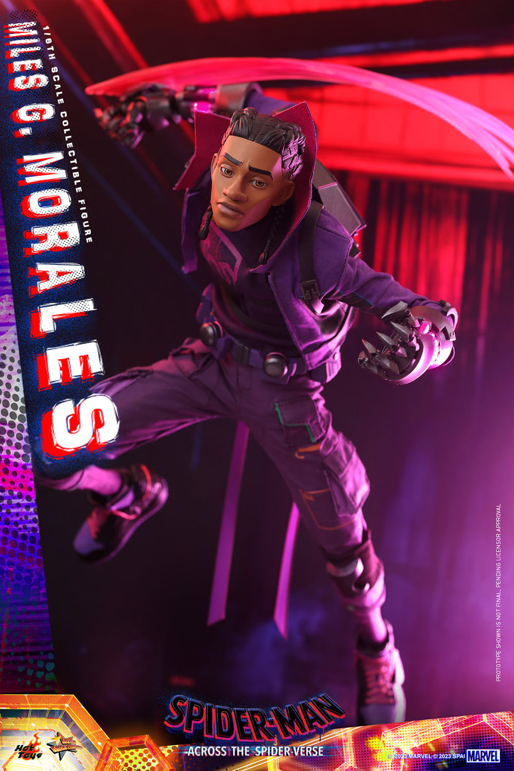 Figura Miles G. Morales – Spider-Man: Across the Spider-Verse – Sixth Scale – Hot Toys