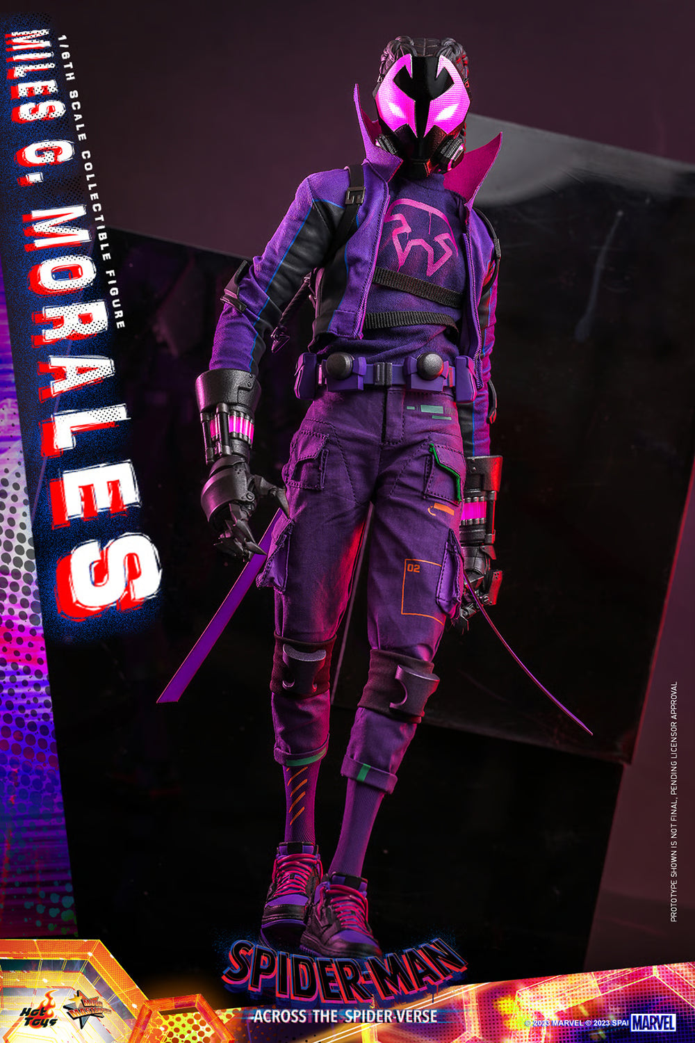 Figura Miles G. Morales – Spider-Man: Across the Spider-Verse – Sixth Scale – Hot Toys