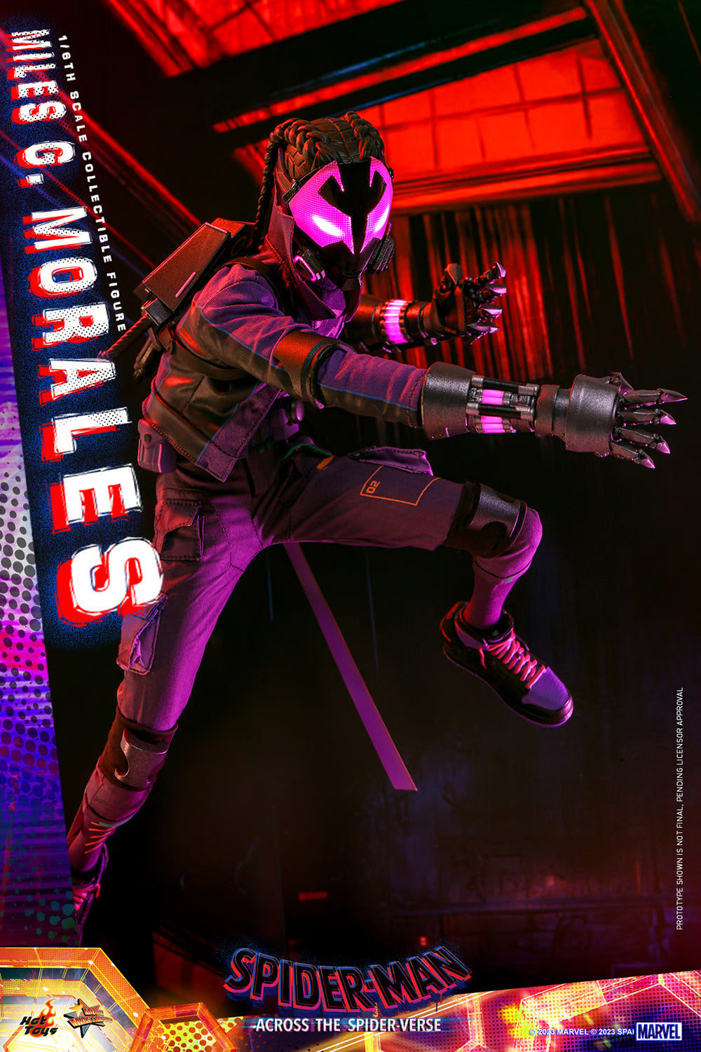 Figura Miles G. Morales – Spider-Man: Across the Spider-Verse – Sixth Scale – Hot Toys