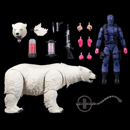 Pré-venda - Pack Snake Eyes & Urso Polar - G.I. Joe Classified - Hasbro