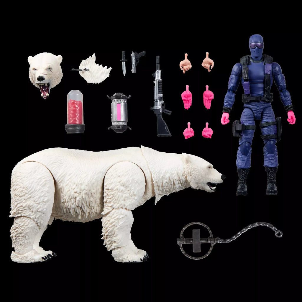 Pré-venda - Pack Snake Eyes & Urso Polar - G.I. Joe Classified - Hasbro