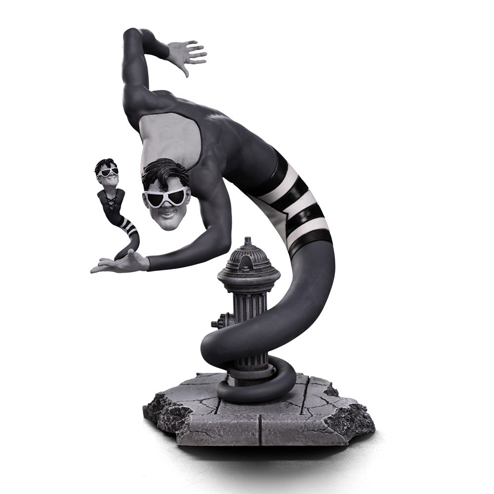 Estátua Plastic Man (B&W) Exclusive - DC Comics Series #9 - Art Scale 1/10 - Iron Studios