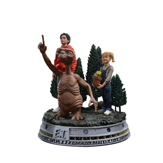 Estátua E.T. Elliot and Gertie Deluxe - E.T. The Extra-Terrestrial - Art Scale 1/10 - Iron Studios
