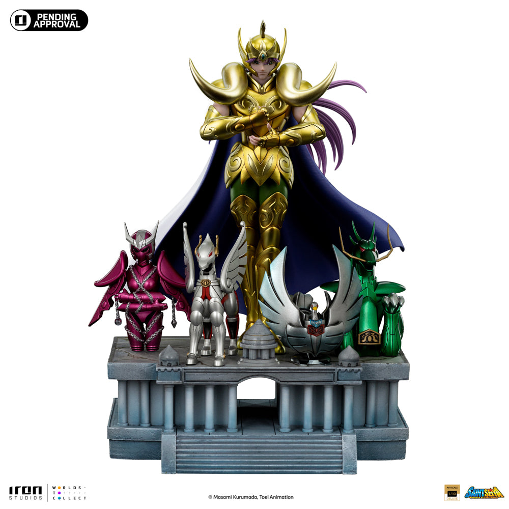 Estátua Aries Mu - Saint Seiya - Deluxe Art Scale 1/10 - Iron Studios