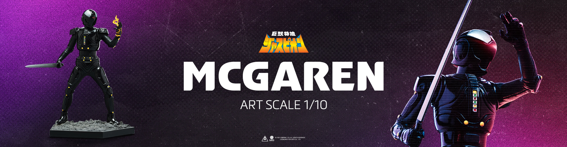 MacGaren Art Scale 1/10 — Iron Studios. Lançamento Jaspion.